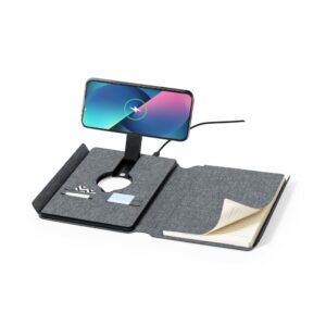 Multifunktionales Notizbuch mit Powerbank für Ihr Marketing