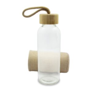 Glasflasche 420 ml mit Logo-Druck für Ihre Werbung